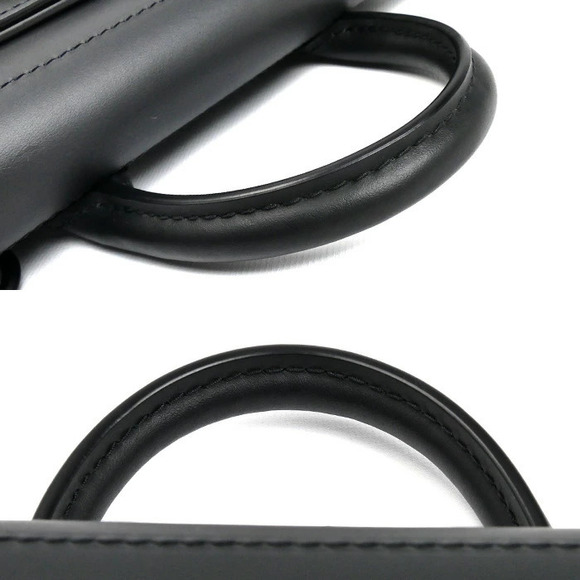 LOUIS VUITTON Steamer Shoulder Bag Monogram Eclipse Black